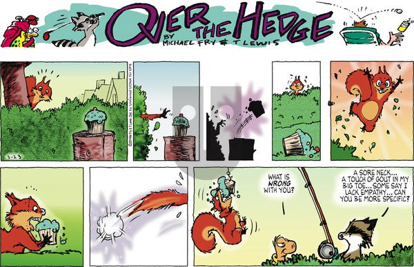 Over the Hedge on Sunday March 23, 2014 Comic Strip