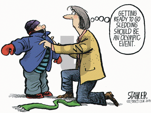 Jeff Stahler on Saturday January 11, 2014 Comic Strip