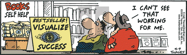 Frank and Ernest on Wednesday April 9, 2008 Comic Strip