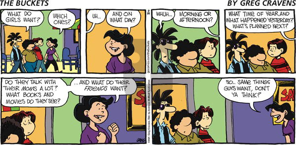 The Buckets on Sunday September 26, 2021 Comic Strip