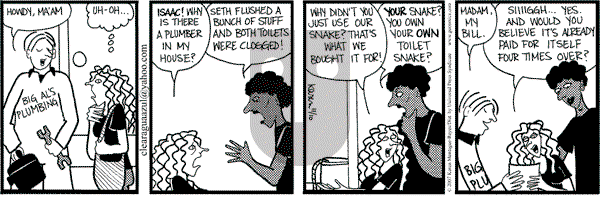 Clear Blue Water on Saturday November 10, 2007 Comic Strip
