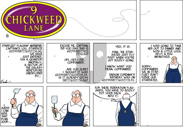 9 Chickweed Lane on Sunday June 30, 2013 Comic Strip