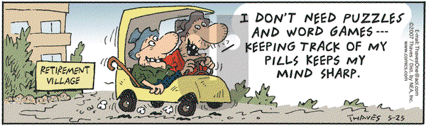 Frank and Ernest on Friday May 25, 2007 Comic Strip