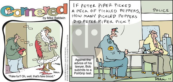 Cornered on Sunday January 6, 2008 Comic Strip