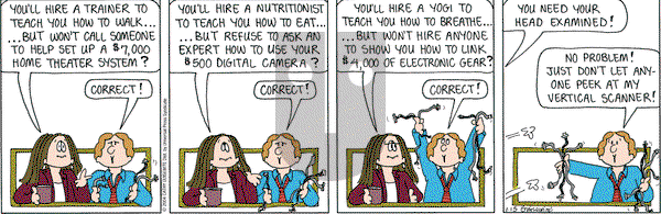 Cathy Classics on Thursday January 15, 2004 Comic Strip