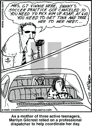Close to Home - Thursday January 25, 2001 Comic Strip