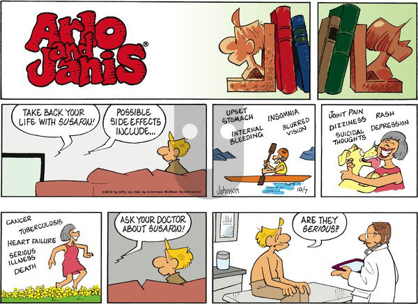 Arlo and Janis on Sunday October 7, 2018 Comic Strip