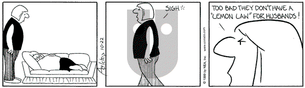 The Born Loser on Friday October 22, 1999 Comic Strip
