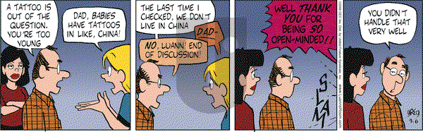 Luann on Saturday September 6, 2008 Comic Strip