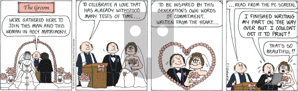 Cathy Classics - Friday February 4, 2005 Comic Strip