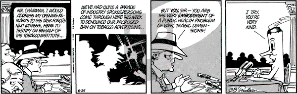 Doonesbury on Monday June 25, 1990 Comic Strip
