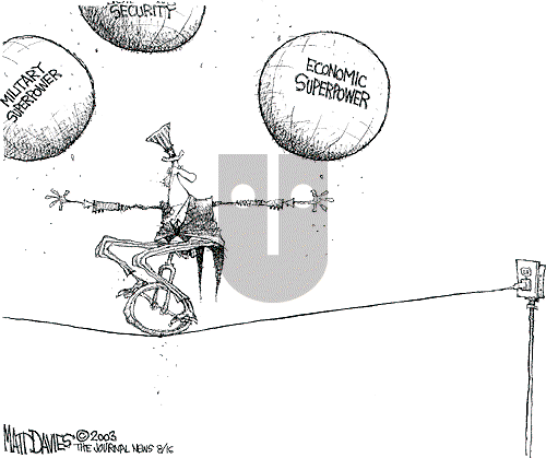 Matt Davies on Sunday August 17, 2003 Comic Strip