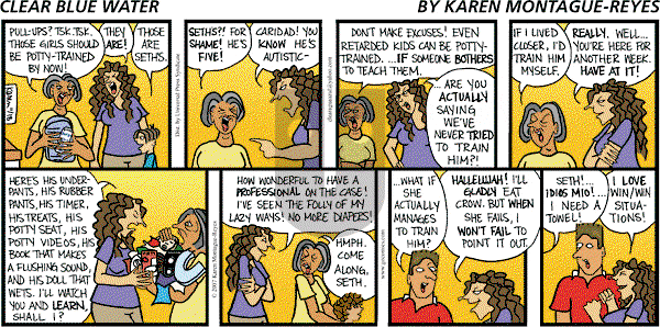 Clear Blue Water on Sunday November 18, 2007 Comic Strip