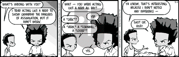 The Boondocks on Saturday April 7, 2007 Comic Strip