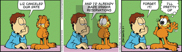 Garfield on Friday February 1, 2013 Comic Strip