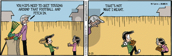 Grand Avenue on Wednesday March 23, 2016 Comic Strip