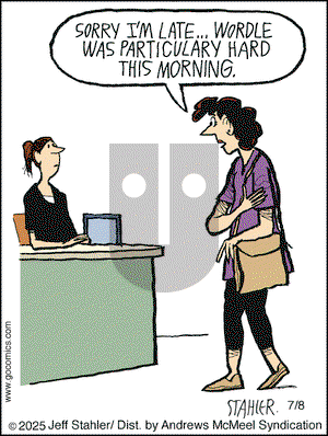 Moderately Confused on Tuesday July 8, 2025 Comic Strip