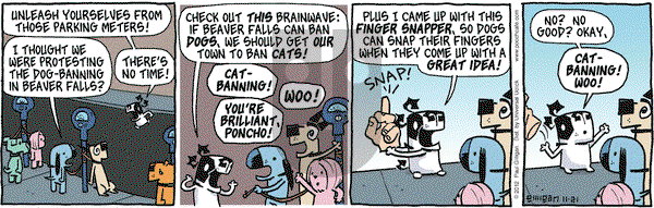Pooch Cafe on Wednesday November 21, 2012 Comic Strip