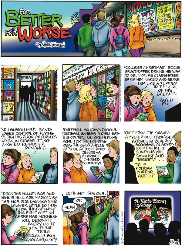 For Better or For Worse on Sunday December 7, 2003 Comic Strip