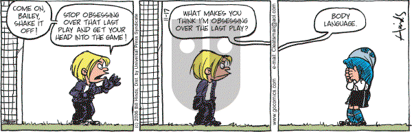 Cleats - Friday November 17, 2006 Comic Strip