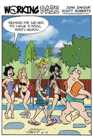 Working Daze on Friday August 14, 2009 Comic Strip