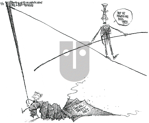 Matt Davies on Tuesday February 8, 2005 Comic Strip