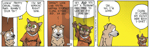 Get Fuzzy on Thursday January 10, 2008 Comic Strip