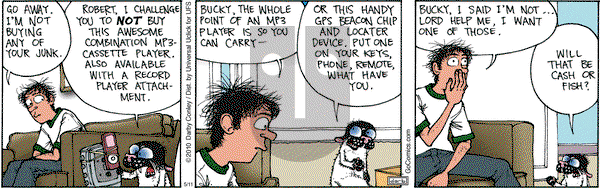 Get Fuzzy on Friday May 11, 2012 Comic Strip