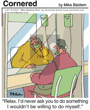 Cornered on Friday May 27, 2016 Comic Strip