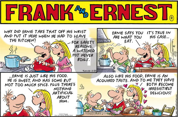 Frank and Ernest on Sunday November 25, 2018 Comic Strip