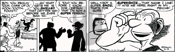 Alley Oop on Friday February 9, 1979 Comic Strip