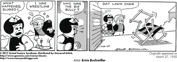 Nancy Classics on Monday March 27, 2017 Comic Strip