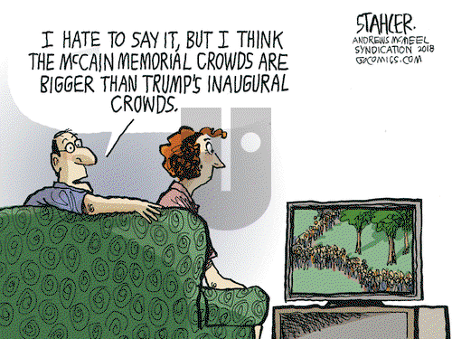 Jeff Stahler on Friday August 31, 2018 Comic Strip