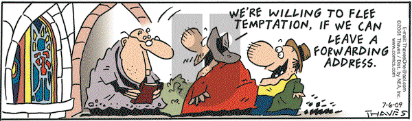 Frank and Ernest on Monday July 6, 2009 Comic Strip