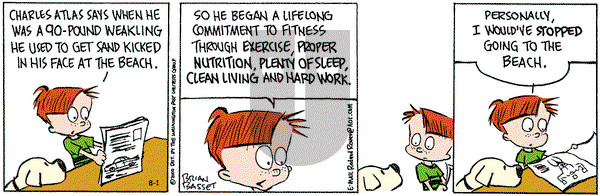 Red and Rover on Tuesday August 1, 2000 Comic Strip