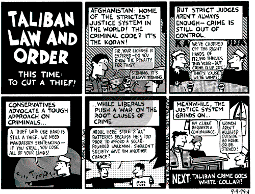 Ted Rall on Saturday September 11, 1999 Comic Strip