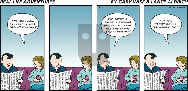 Real Life Adventures on Sunday February 3, 2019 Comic Strip