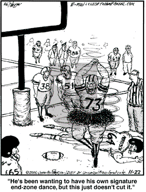 Close to Home on Wednesday November 22, 2006 Comic Strip