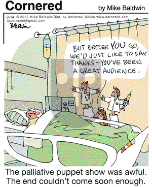 Cornered on Wednesday September 14, 2011 Comic Strip