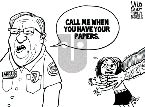 Lalo Alcaraz on Wednesday December 7, 2011 Comic Strip