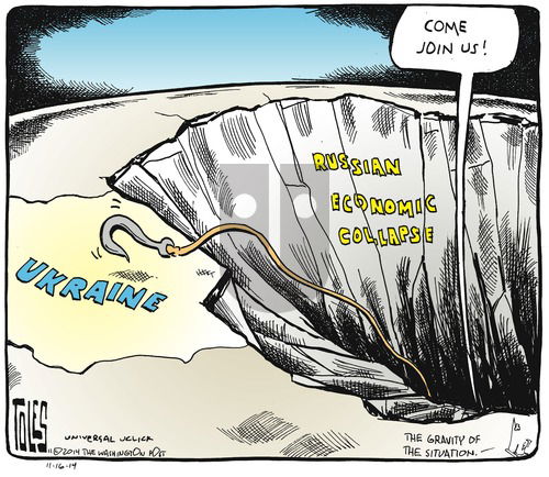 Tom Toles - Sunday November 16, 2014 Comic Strip
