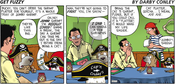 Get Fuzzy on Sunday September 10, 2000 Comic Strip