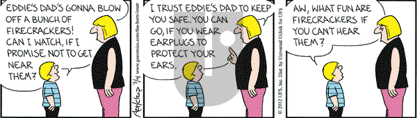 The Born Loser on Wednesday July 4, 2012 Comic Strip