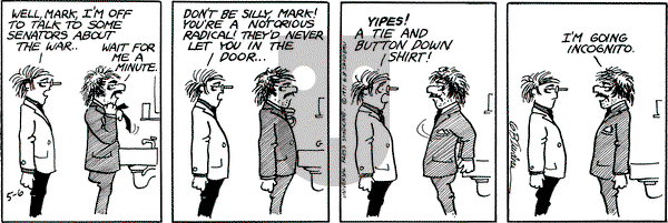 Doonesbury on Thursday May 6, 1971 Comic Strip