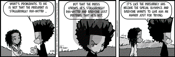 The Boondocks on Wednesday November 30, 2011 Comic Strip