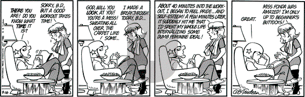 Doonesbury on Thursday September 16, 1982 Comic Strip