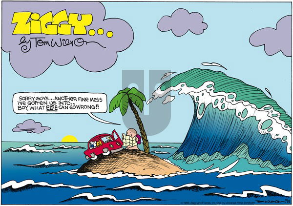 Ziggy on Sunday March 3, 1996 Comic Strip