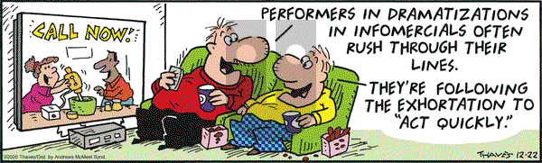 Frank and Ernest on Tuesday December 22, 2020 Comic Strip