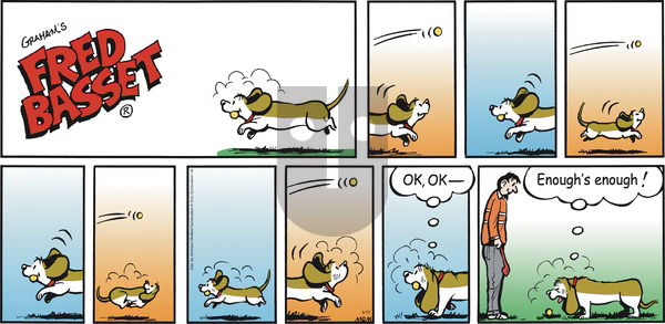 Fred Basset on Sunday May 12, 2019 Comic Strip