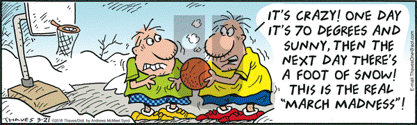 Frank and Ernest on Wednesday March 21, 2018 Comic Strip